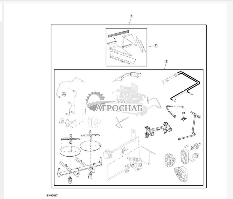 Chaff Spreader W 4WD, Attachment 